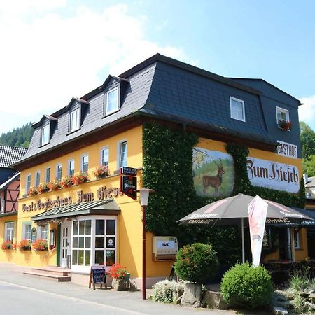 Landhotel Zum Hirsch Unterweissbach Bagian luar foto